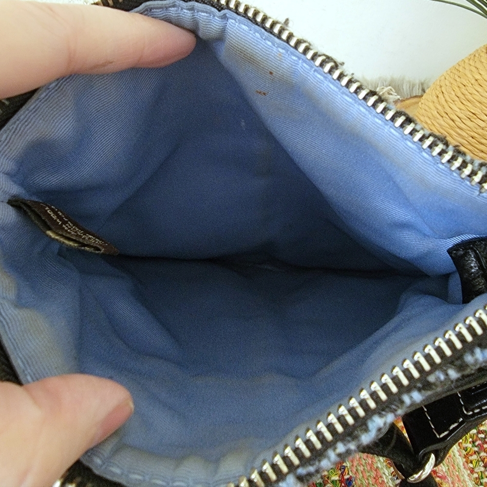 Coach wool crossbody bag Rare - Picture 8 of 9